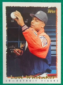 Lou Whitaker - 1995 Topps #15 - Detroit Tigers Baseball Card - Picture 1 of 3