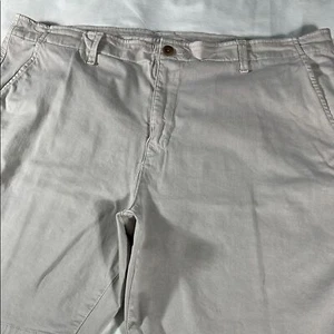 Pantalones cortos chinos Lucky Brand para hombre piedra caqui básico frente plano 9" entrepierna - talla 42 - Imagen 1 de 14