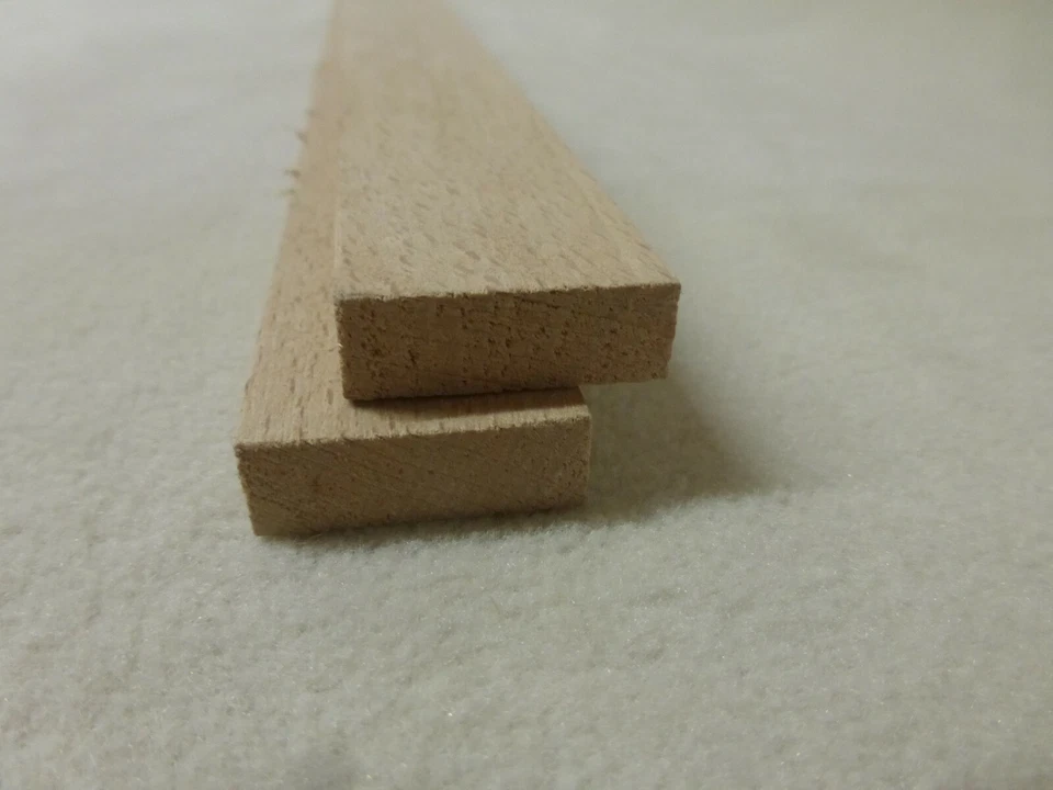 1Stk 100cm Buche Rechteckleisten Buche 10x30mm Vierkant Holzleisten - Bild 1 von 1