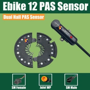 Ebike Dual Hall Sensor PAS 12 Magnets Pedal Assist Sensor DH12 PAS Easy Install - Picture 1 of 15