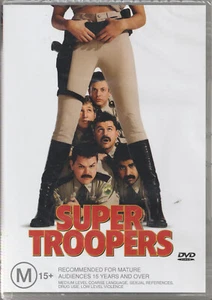 Super Troopers - Jay Chandrasekhar Region 4 Pal Dvd Brand New And Sealed - Picture 1 of 2