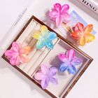 Gradient Color Egg Flower Hair Clip Hair Accessories Ponytail Hairpin