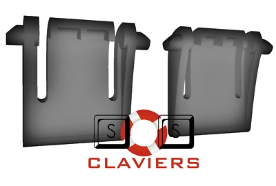 HP K5510 Keyboard Spare Replacement Tilt Leg Stall Foot Feet Set - Image 1 of 3