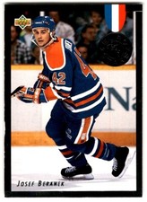 1992-93 Upper Deck Euro Stars Josef Beranek #E11 Edmonton Oilers
