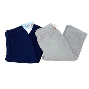 Cat & Jack Baby Boys Size 18M Pull-On Sweatpants 2 Pack Navy/Grey - Picture 1 of 8