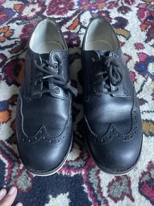 Fracap Wing Tip Loafer Haifischsohle Leder schwarz Vibram Sohle EU Größe 40 GUC - Bild 1 von 16