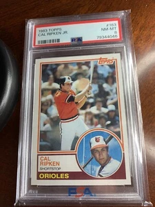 1983 Topps #163 Cal Ripken Jr. PSA 8 NM-MT - Bild 1 von 2