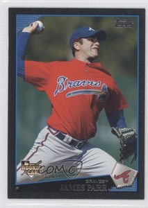 2009 Topps Black /58 James Parr #93 Rookie RC