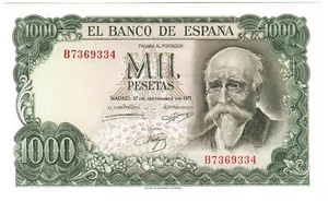 Spain 1000 Pesetas 1971 UNC - Picture 1 of 2