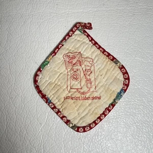 Vintage Southern Bell Telephone Advertising Memorabilia Pot Holder - Picture 1 of 2