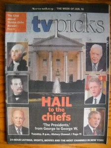 TV Special The Presidents Local TV Guide Regional NY Bill Clinton & Jimmy Cater - Picture 1 of 1