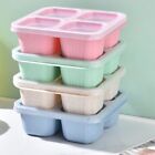 Snack Containers Reusable 4 Divided Compartments Bento Snack Box Meal Prep6872