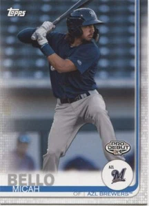 2019 Topps Pro DeBut MICAH BELLO  Base Single - AZL BREWERS - #35 - Picture 1 of 1