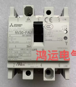 Mitsubishi Leakage protection Circuit breaker MCCB NV30-FAU 30mA 3P 5A - Picture 1 of 1