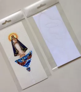 Caridad del Cobre 1 Aufkleber DE AUTO & 1 Virgen María selbstklebend Autoaufkleber - Bild 1 von 5