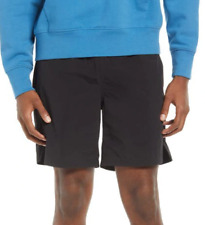 New BP Men's 3XL Black Nylon Lightweight Drawstring Adjustable Athletic Shorts