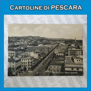 CARTOLINA PESCARA CORSO VITTORIO EMANUELE DALL'ALTO (CL043) - Foto 1 di 3