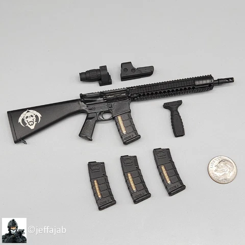 1:6 Scale Flagset End War Ghost 2.0 Long Rifle for 12" Figures Cover