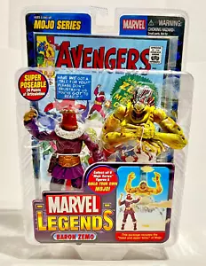 Figura de acción Marvel Legends BARON ZEMO Mojo Series BAF Toybiz TOTALMENTE NUEVA SELLADA - Imagen 1 de 2