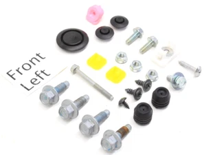 Honda Civic 2017-2021 hatchback puerta delantera izquierda herrajes pernos y clips OEM - Imagen 1 de 6