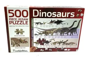 Puzzlebilità dinosauri 500 pezzi puzzle apprendimento educativo NUOVO SIGILLATO - Foto 1 di 5