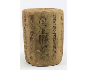 Ancient Egyptian Candleholder -With pharaonic inscriptions narrating the stories - Picture 1 of 4