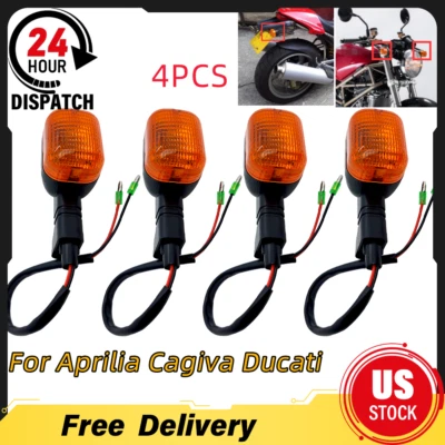 For Cagiva Ducati 2Pair of Indicators turn Signal Blinker Winker front/rear - Изображение 1 из 4