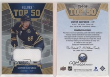 2019-20 Upper Deck Allure Top 50 Jerseys Victor Olofsson #T50-36 Rookie RC