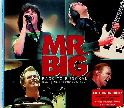 Mr Big -Back To Budokan: Next Time Around 2009 Tour 2-CD (Live Reunion)  Foto 1 de 3