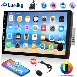 Single DIN 9" Autoradio mit Rückfahrkamera FM USB MP5 Player Touchscreen Radio - Bild 1 von 11
