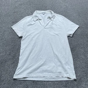 James Perse Poloshirt Erwachsene 1 Weiß Standard Kurzarm Made USA Damen - Bild 1 von 8