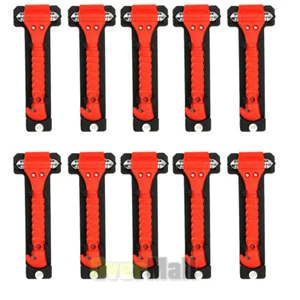 LOT 1-10X Red Emergency Glass Window Breaking Hammer Breaker Escape Tool for Car - Picture 1 of 18