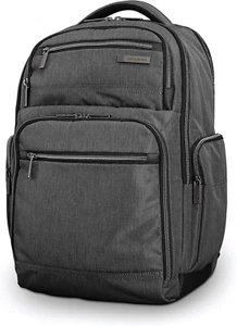 Samsonite Modern Utility Double Shot Laptop Backpack, Charcoal Heather, One Size - Imagen 1 de 12