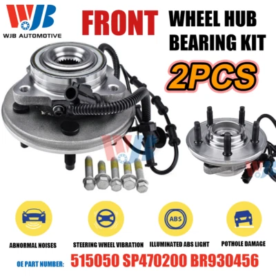 2PC Front Wheel Bearing Hub for Ford Explorer Mountaineer Lincoln Aviator 515050 Foto 1 de 4