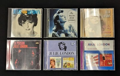 Lot of 6 Julie London CDs. 4 Single albums and 2 Two on One.  mn3857 - Imagem 1 de 4