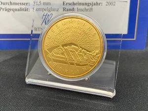 10 EURO 2002 A - MUSEUMSINSEL IN BERLIN - 24kt VERGOLDET - J.# 495 - UNC - ZERT - Bild 1 von 2