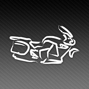 K1300GT Kalligraphie Motorrad Aufkleber Sticker 15x8cm - Picture 1 of 3