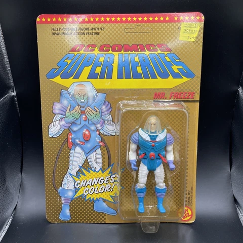 DC Comics Super Heroes Mr. Freeze Action Figure 1989 ToyBiz UNPUNCHED! Cover