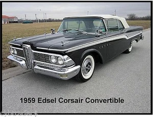 Edsel Corsair 1959 convertible refrigerador/caja de herramientas imán - Imagen 1 de 1