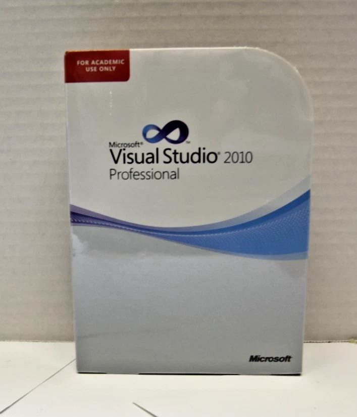 Microsoft Visual Studio 2010 Pro NIB (Academic RETAIL Version) Product Key - Image 1 of 1