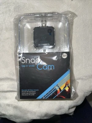 ion SnapCam tap n' snap Wearable HD Video Camera 2 Extra Bumperz USB NEW Sealed - Image 1 of 3