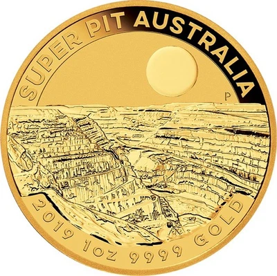 1 oz 100$ Australien Goldmünze Super Pit 2019 BU - Bild 1 von 3