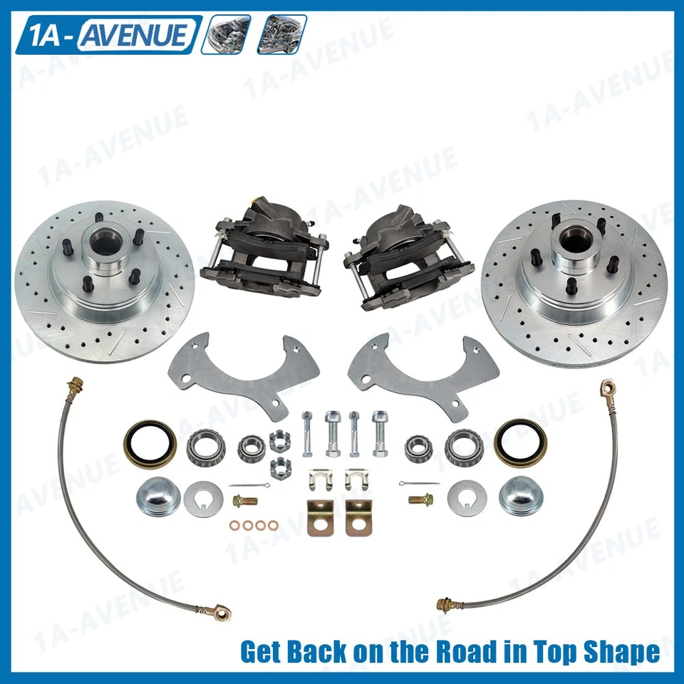 Brand New Front Disc Brake Kit for 1957-1968 Ford Galaxie Ranchero Full-Size - Image 1 of 4