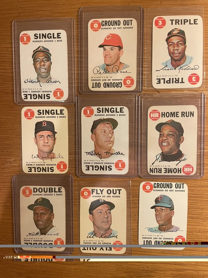Juego completo Topps 1968 #1-33 Mantle Mays Clemente Aaron EX como nuevo BV $880,00 Foto 1 de 4