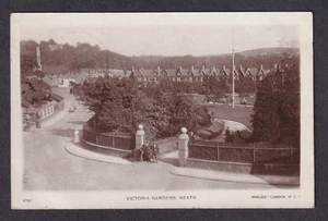 Wales Glamorgan NEATH Victoria Gardens RPPC fine Skewen postmarks 1922 - Picture 1 of 2