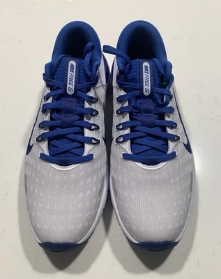 Новые бесплатные мужские образцы обуви для гольфа Nike NN.  Размер 10 М.  Королевский/серый/белый. - Изображение 1 из 4