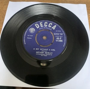 ANTHONY NEWLEY - Strawberry Fair / A Boy Withou Single Schallplatte 7“ ( Decca) - Bild 1 von 4