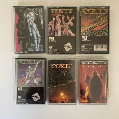 Y & T 6 Cassette Album Lot Foto 1 de 4