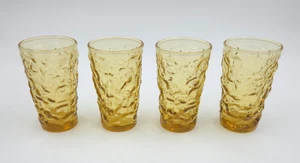 VINTAGE 4 LIDO MILANO 3 7/8" GLASSES BY ANCHOR HOCKING GLASS MID CENTURY MODERN - Picture 1 of 2