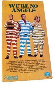We're No Angels VHS Humphrey Bogart Aldo Ray Comedy Paramount 1955 - Picture 1 of 2